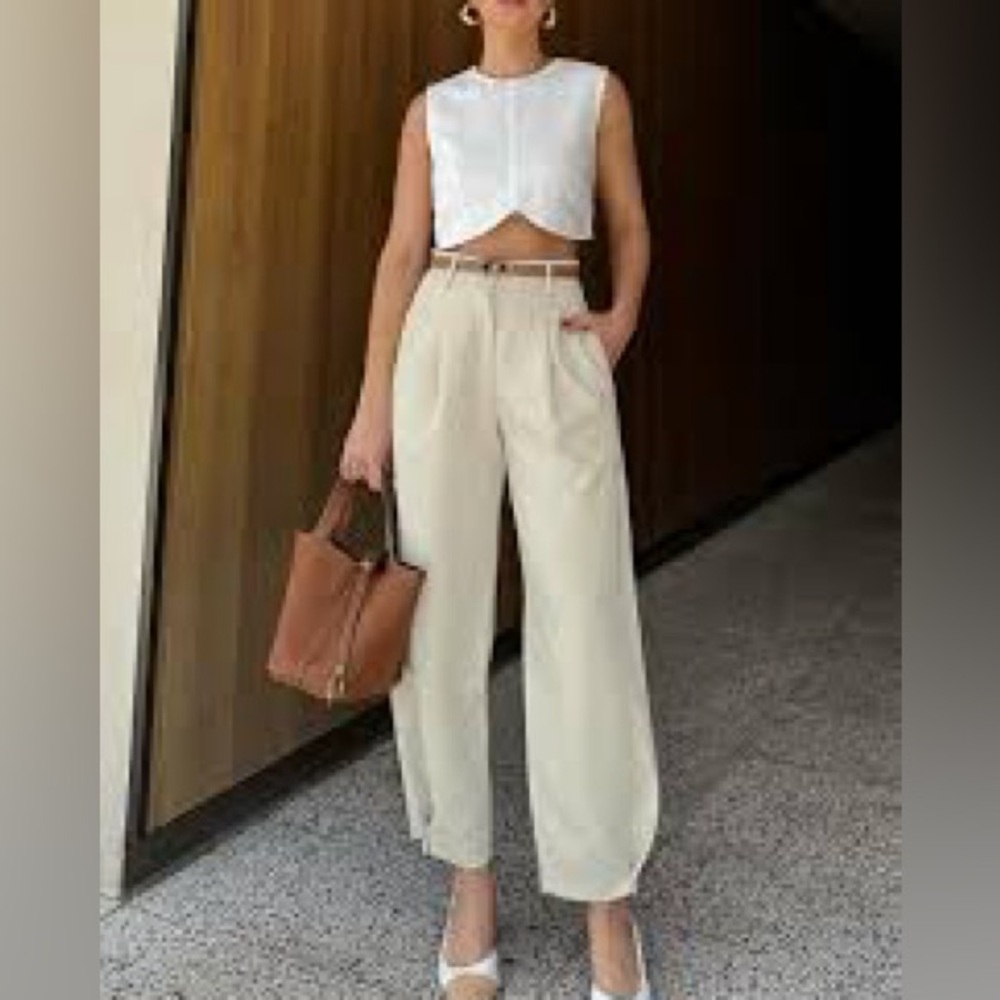 NWT Commense Wide Leg Capri Pant Size XL
